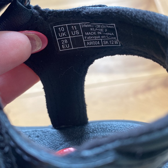 Dr. Marten JUNIOR KLAIRE LEATHER STRAP SANDALS - Picture 4 of 5